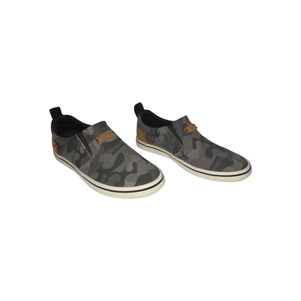 XTRATUF Sharkbyte Grey Camo Slip On Deck Shoes Womens 7 XSW-002